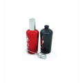 cosmetic packaging black men/red women 50ml fancy glass perfume spray bottle